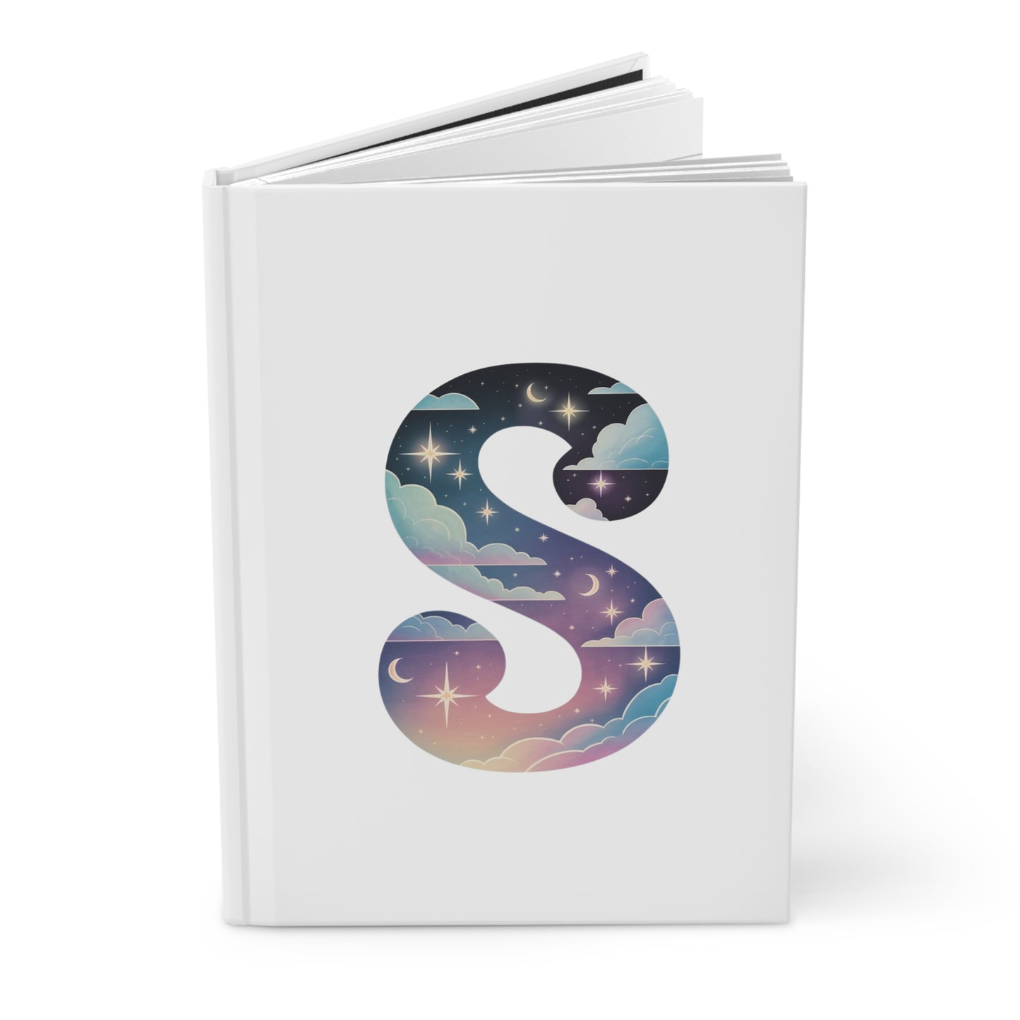 Celestial Dreams Initial 'S' Hardcover Notebook