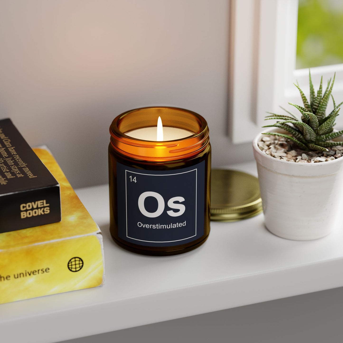 Overstimulated Coconut Apricot Wax Hand Poured Candle