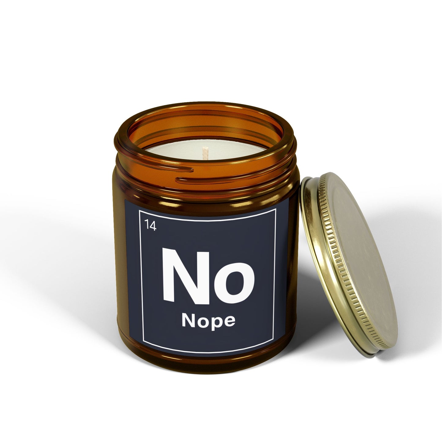 Nope Coconut Apricot Wax Hand Poured Candle