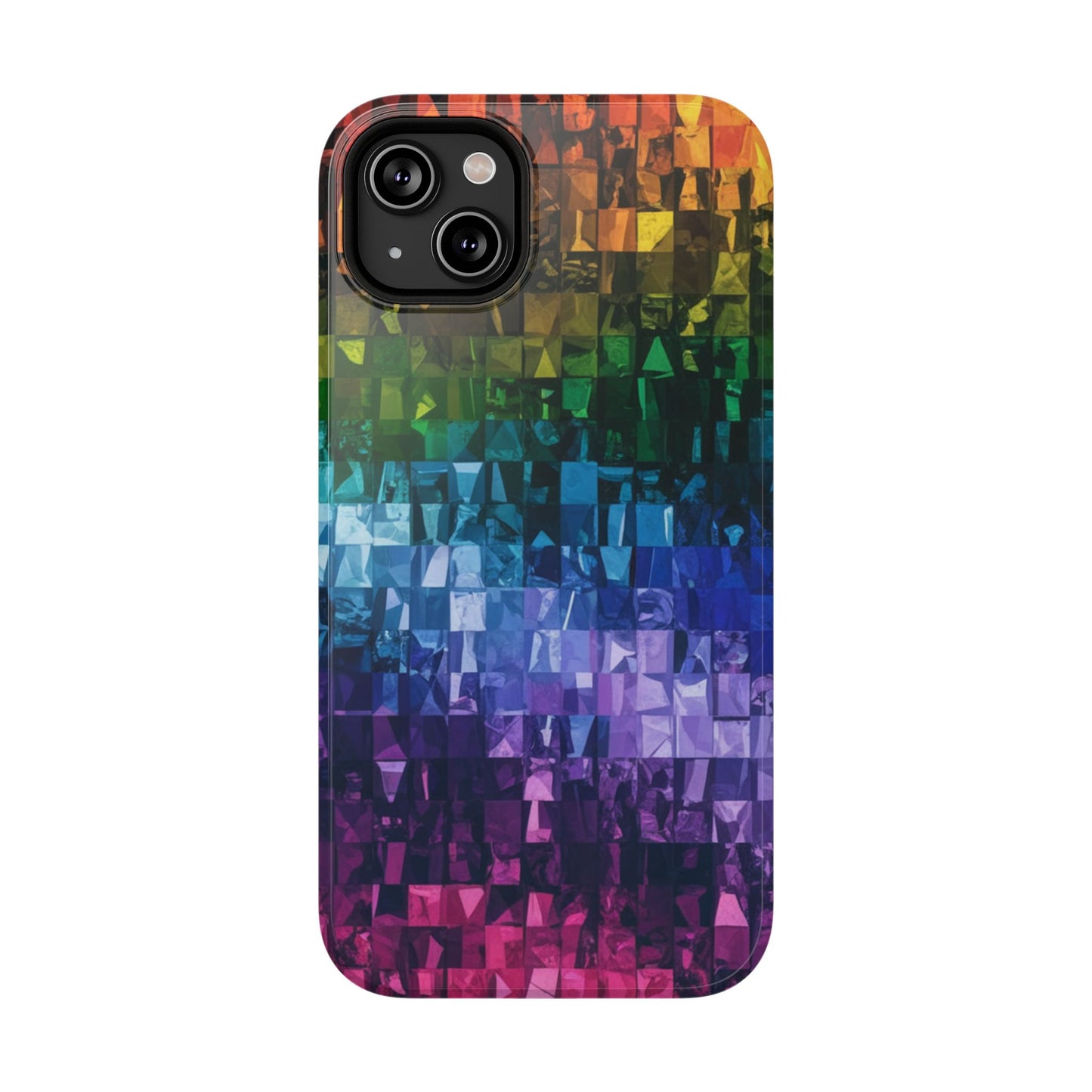 Rainbow Glisten Impact-Resistant Phone Cases