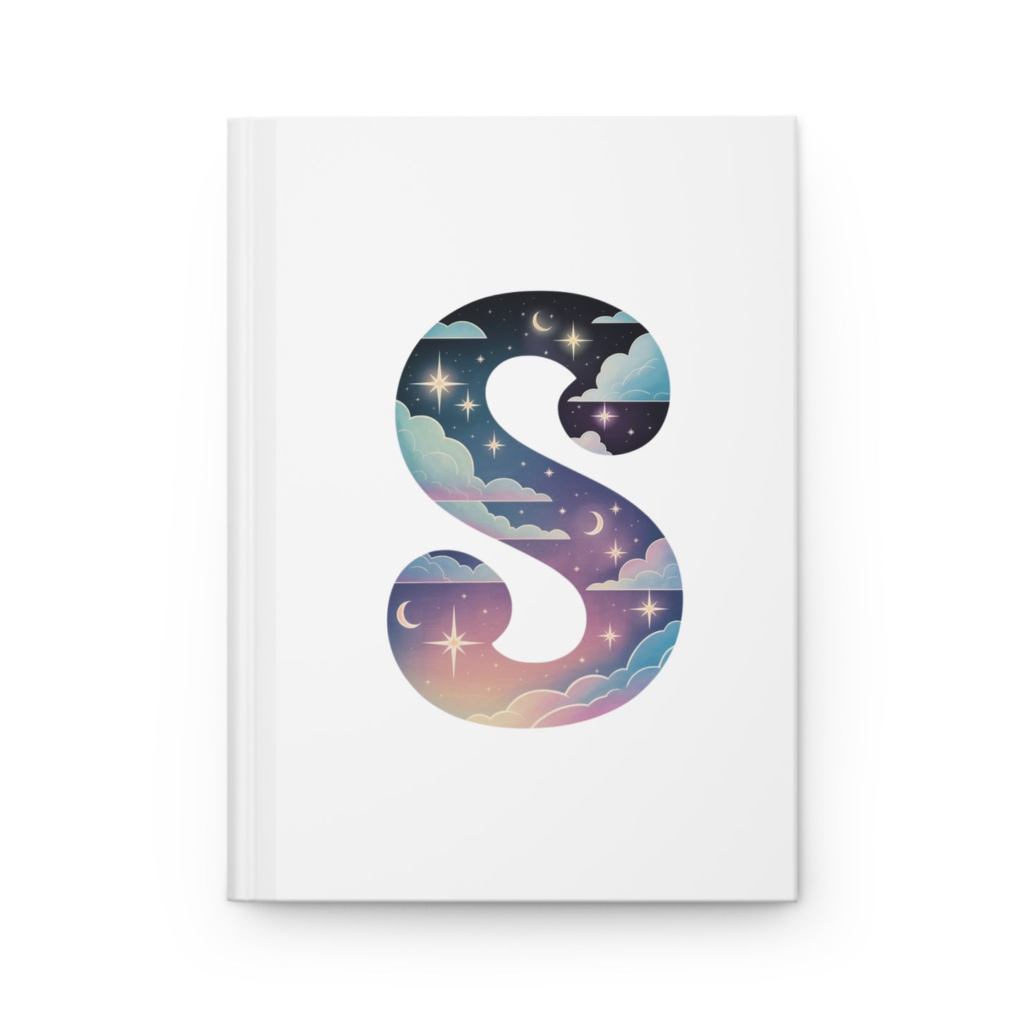 Celestial Dreams Initial 'S' Hardcover Notebook