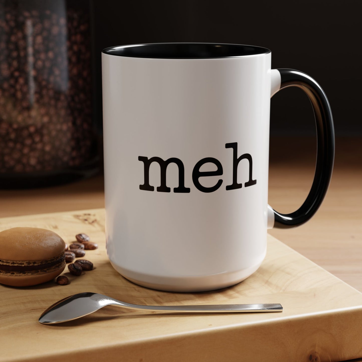 "Meh" Ceramic Coffee Tea Mug