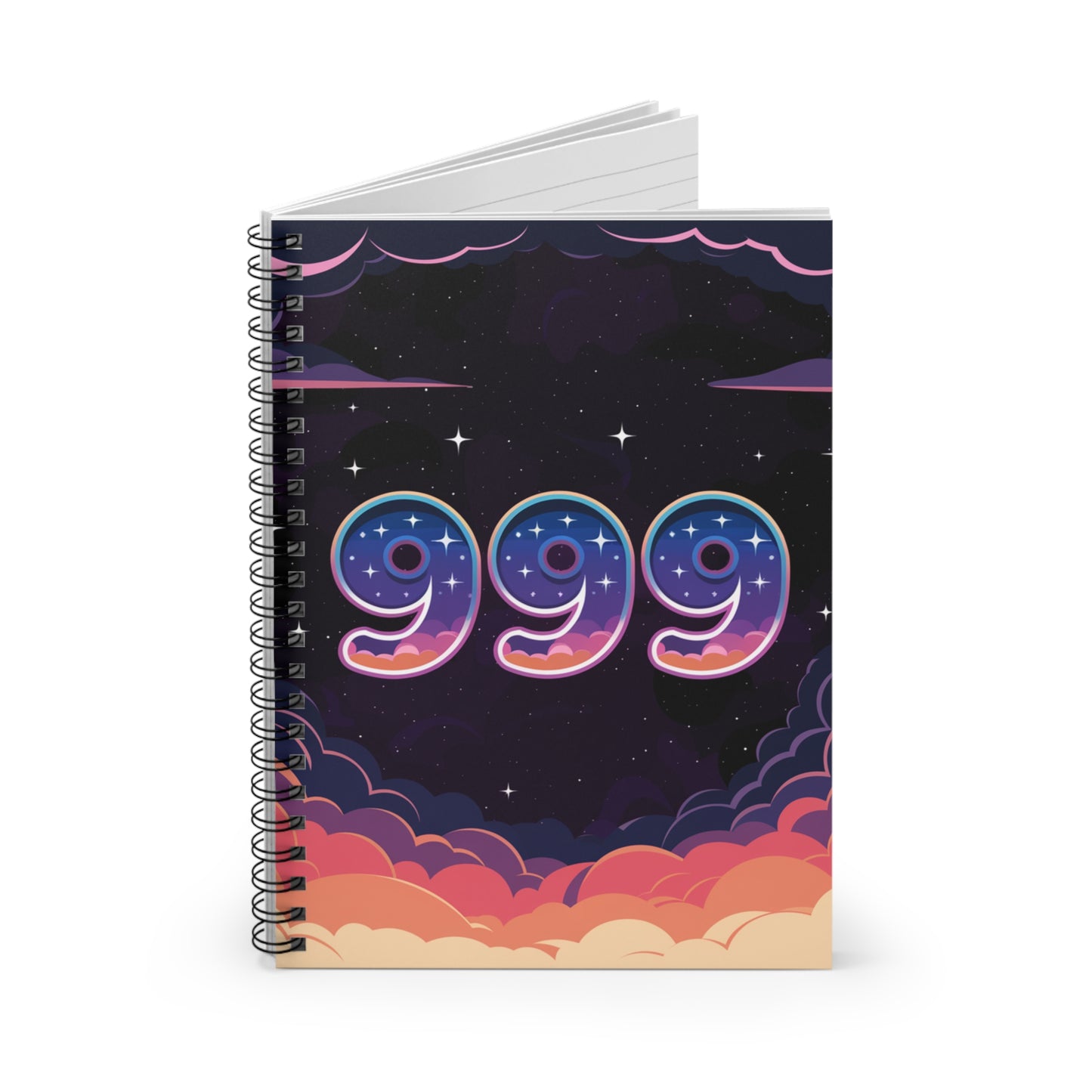 Angel Numbers '999' Spiral Notebook