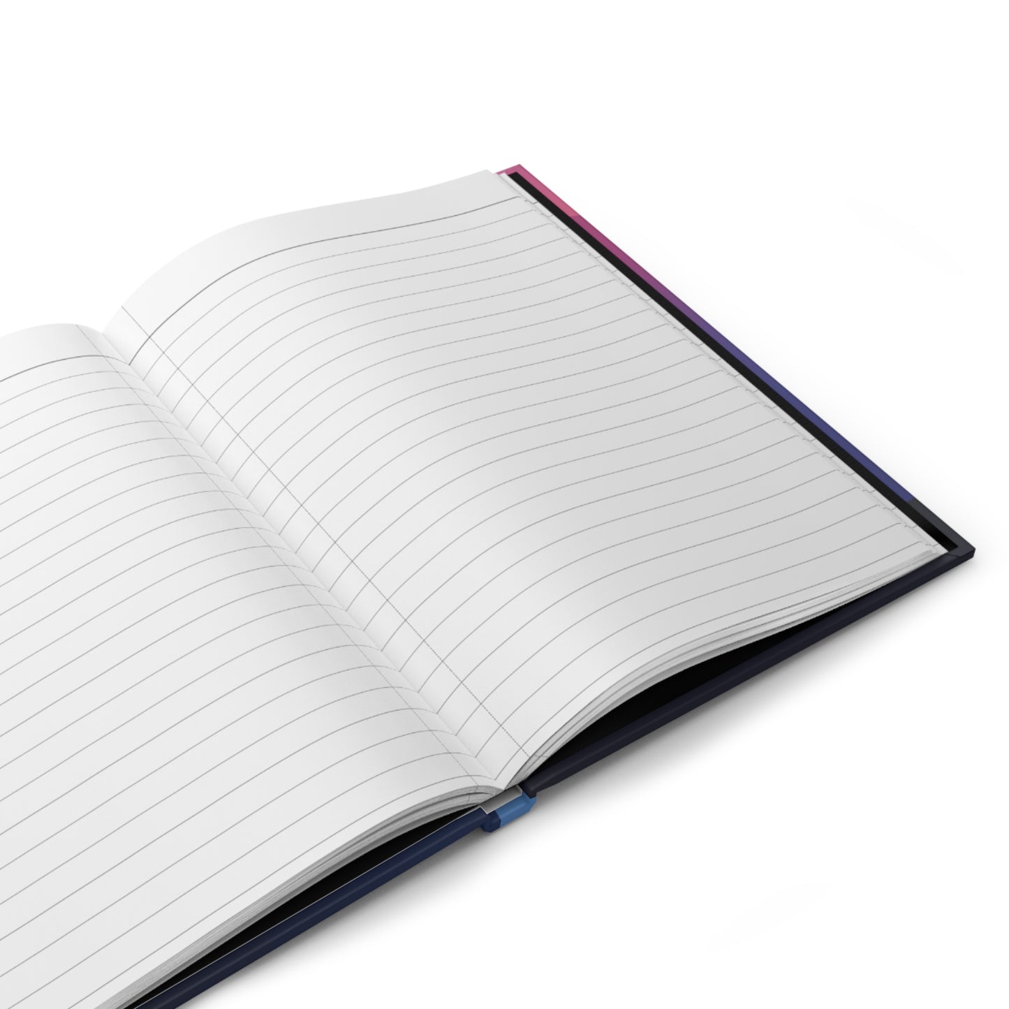 Working and Lurking Moody Hardcover Notebook