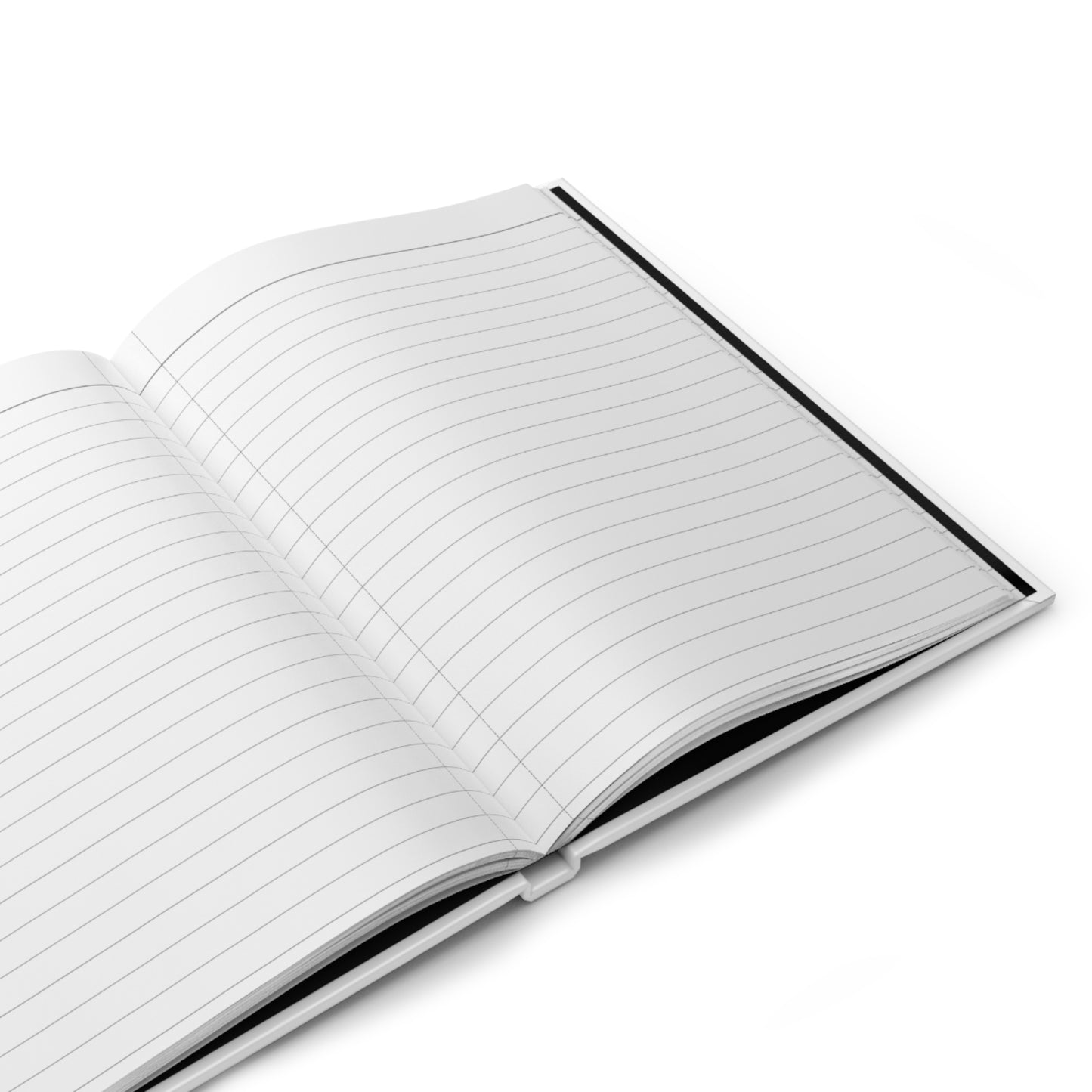 Banded Agate Inspired Initial 'F' Hardcover Notebook