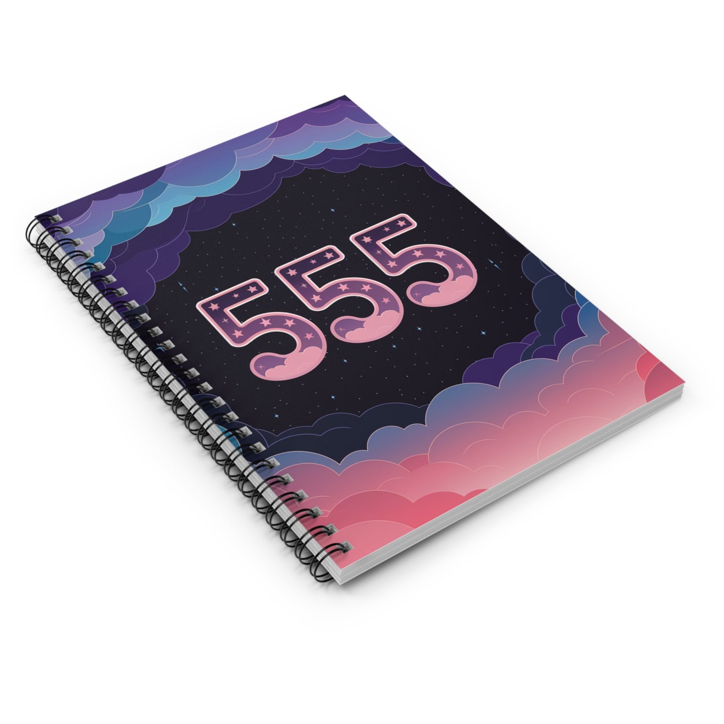 Angel Numbers '555' Spiral Notebook