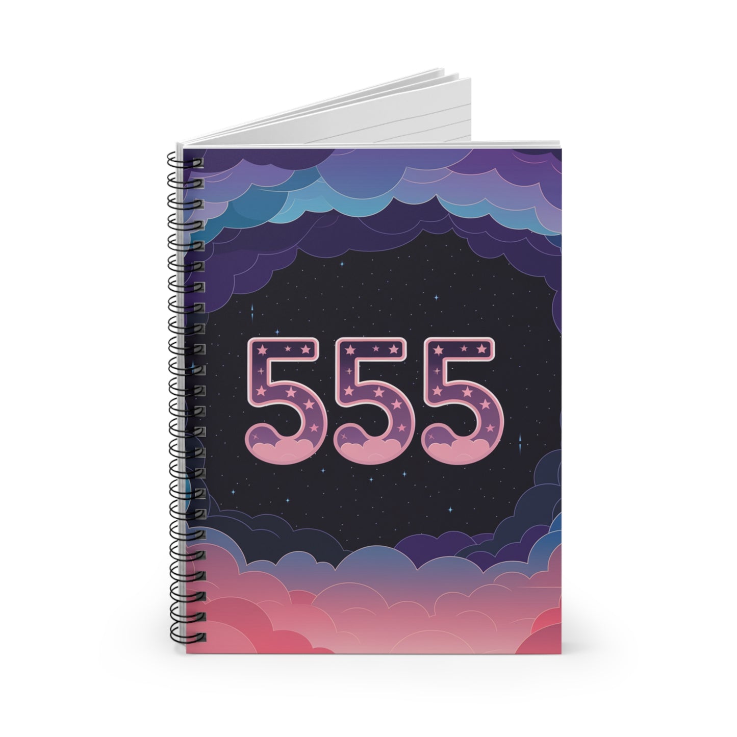 Angel Numbers '555' Spiral Notebook