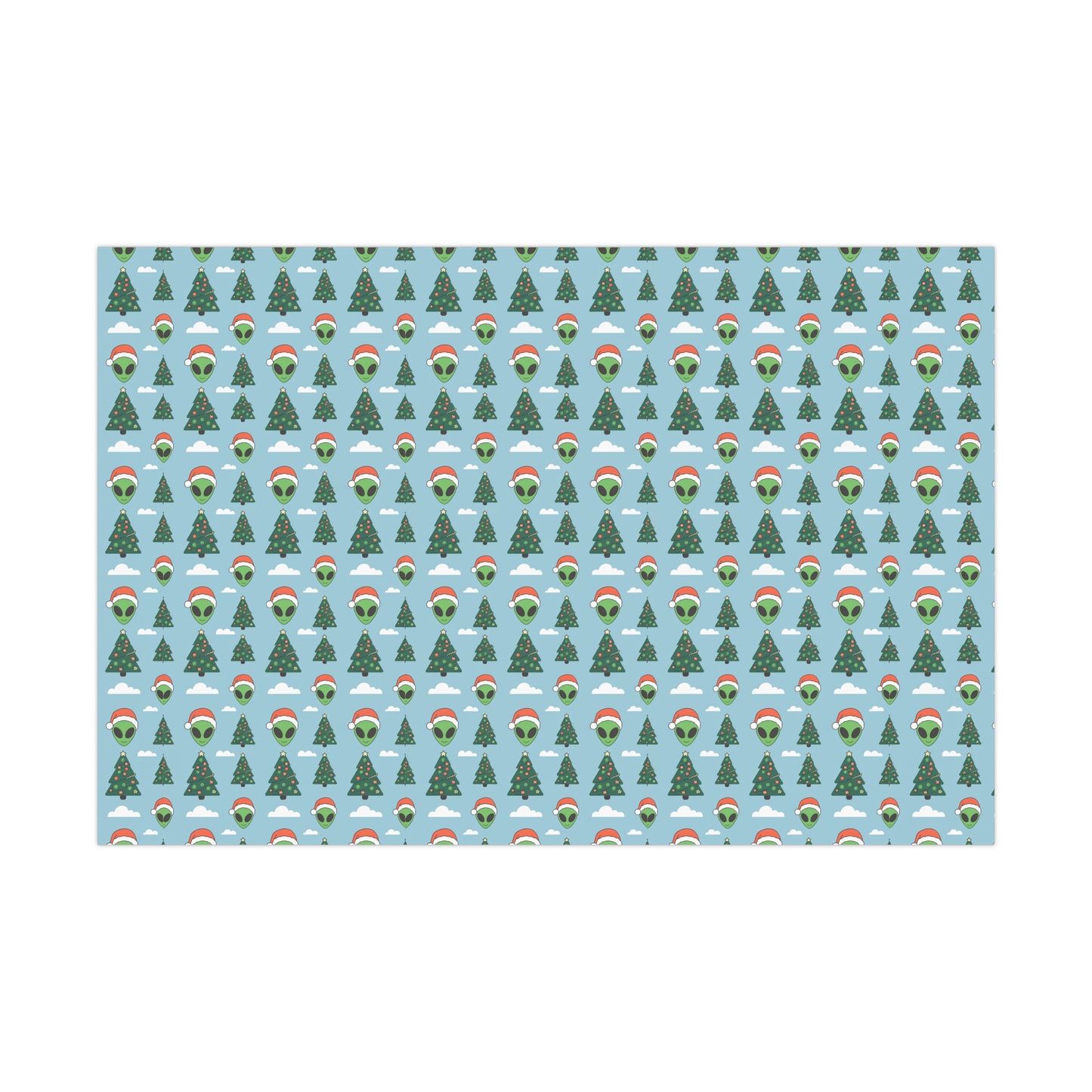 Christmas Alien Wrapping Paper Christmas Gift Wrap Holiday Gift Wrap Wrapping Paper Roll Gift Wrap Paper