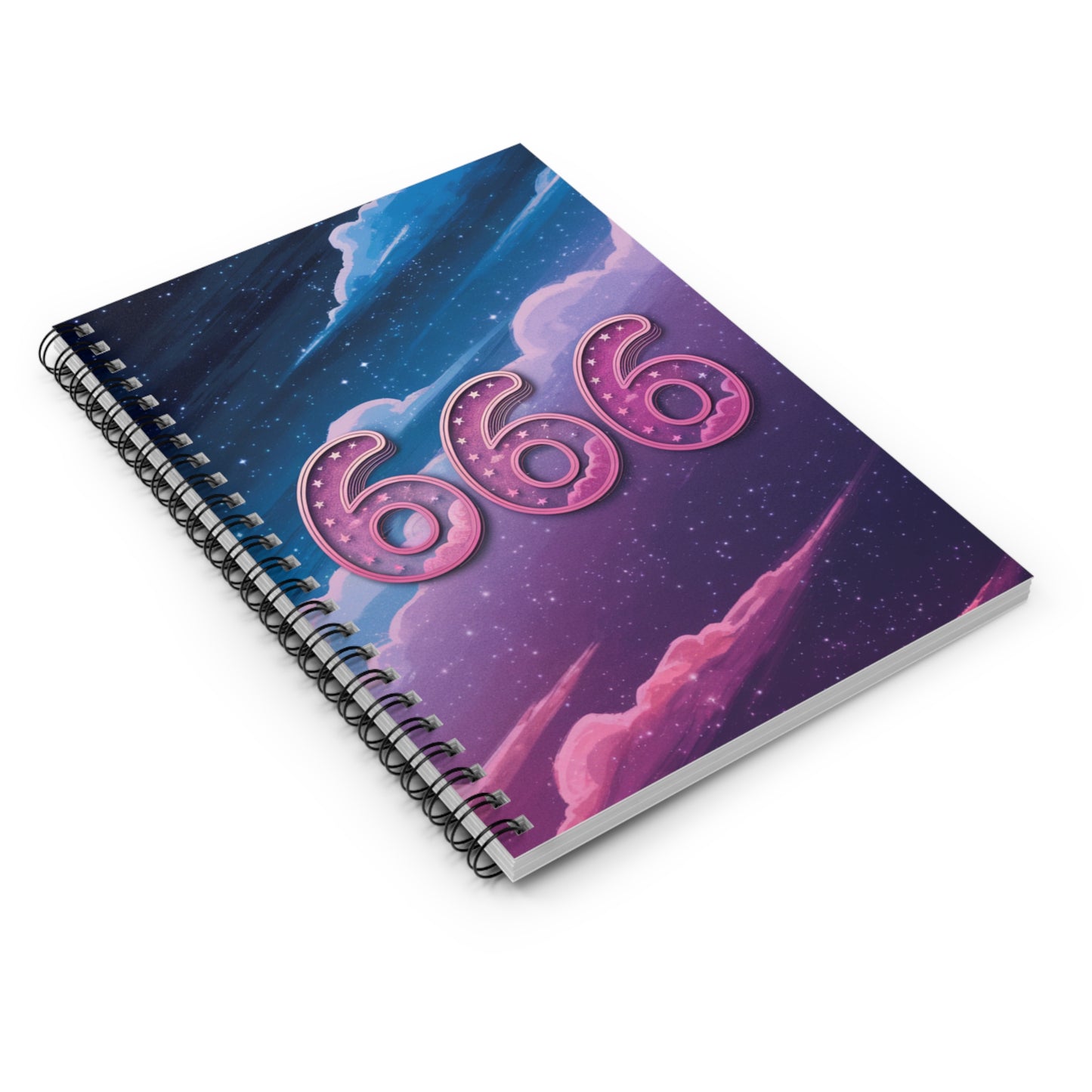 Angel Numbers '666' Spiral Notebook