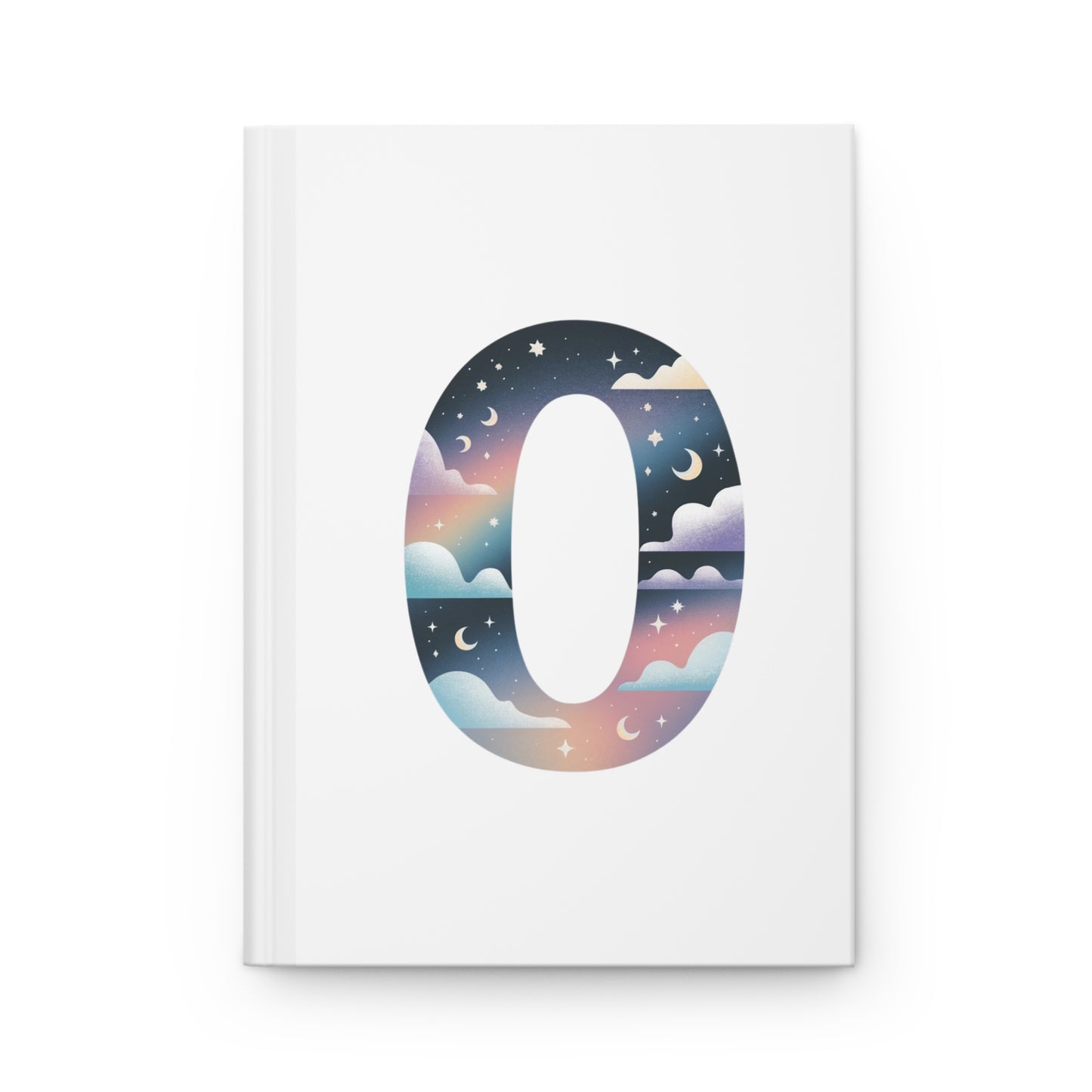Celestial Dreams Initial 'O' Hardcover Notebook