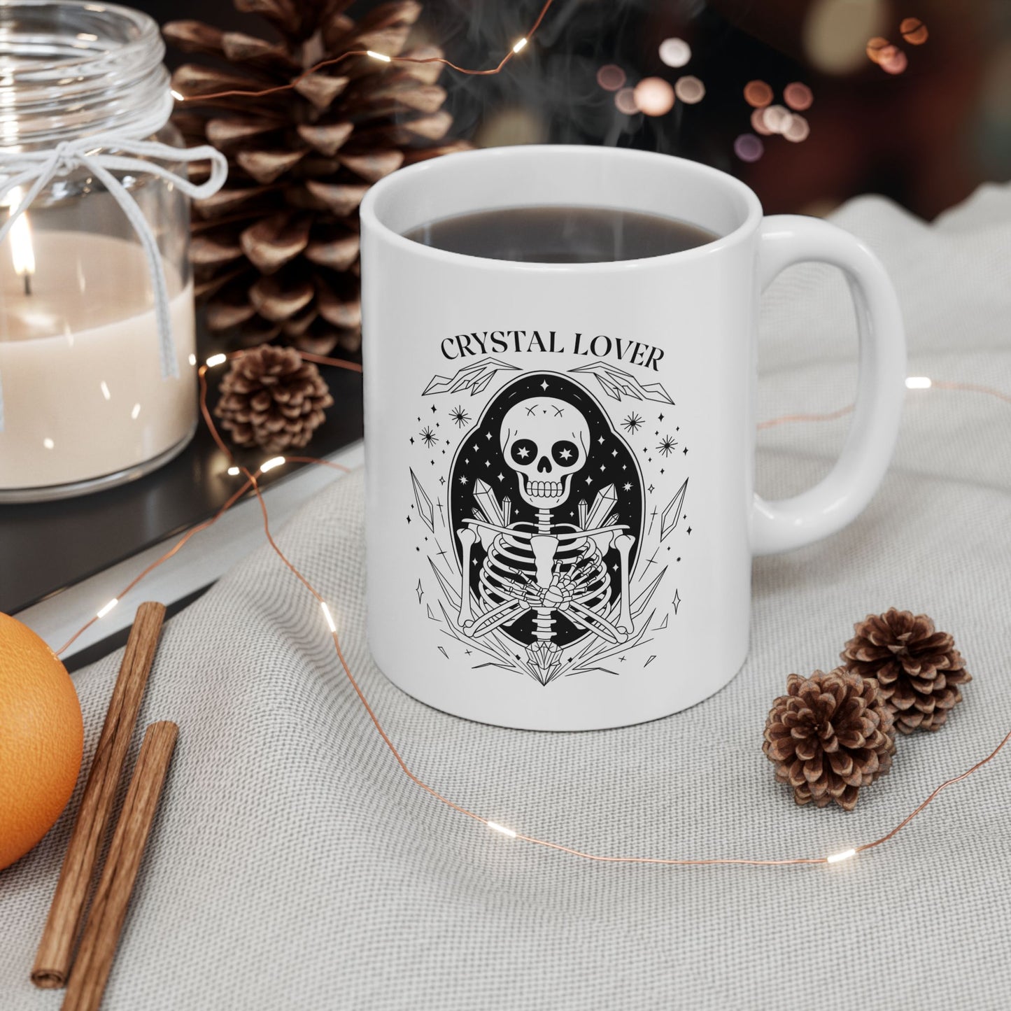 Crystal Lover Skeleton Mug 11oz.