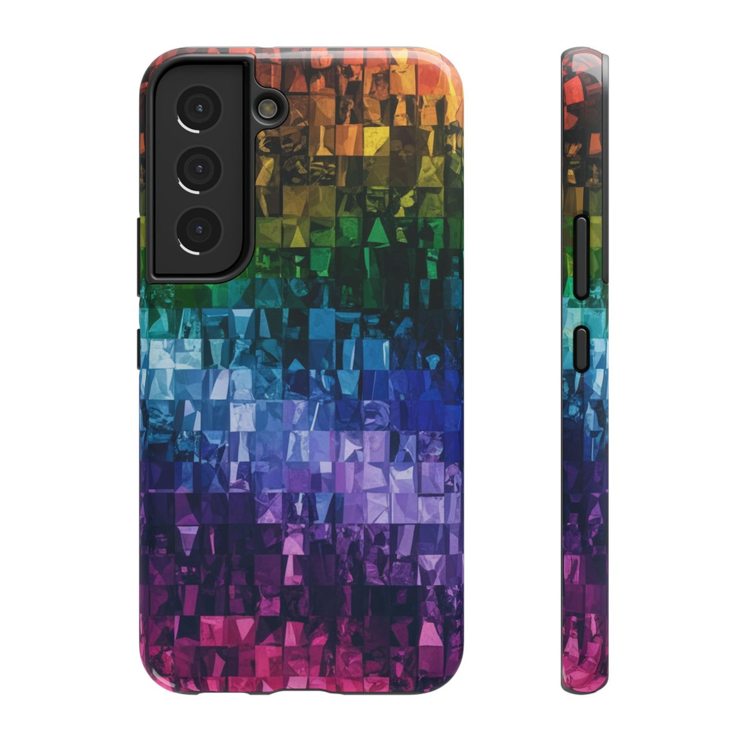 Rainbow Glisten Impact-Resistant Phone Cases
