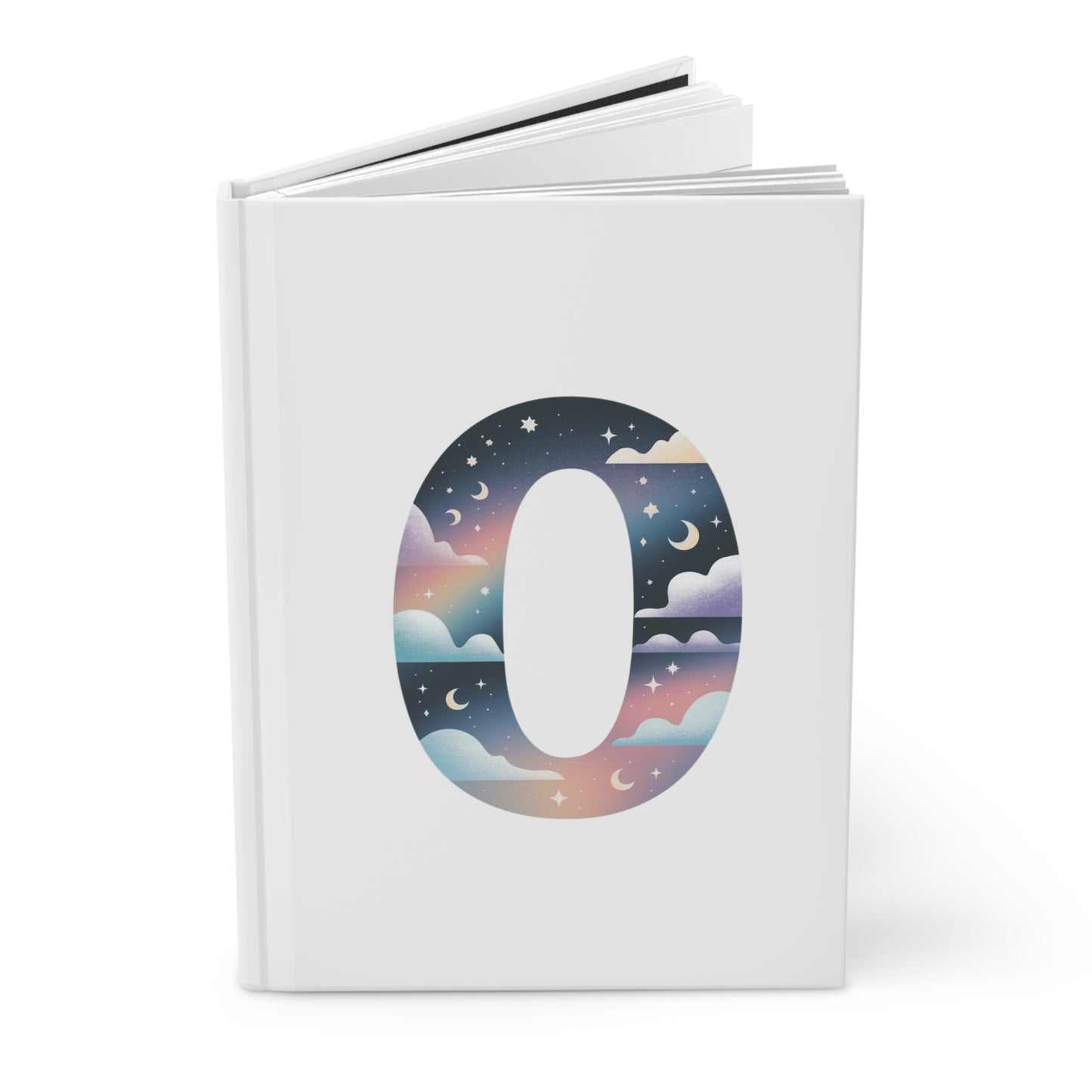 Celestial Dreams Initial 'O' Hardcover Notebook