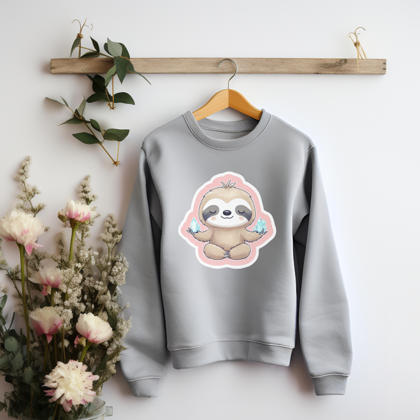 Sloth Serenity Crystal Sweatshirt