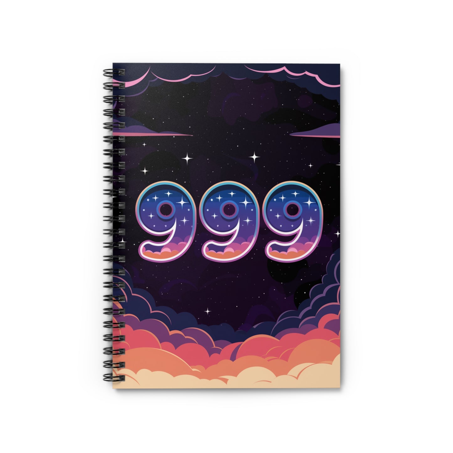 Angel Numbers '999' Spiral Notebook