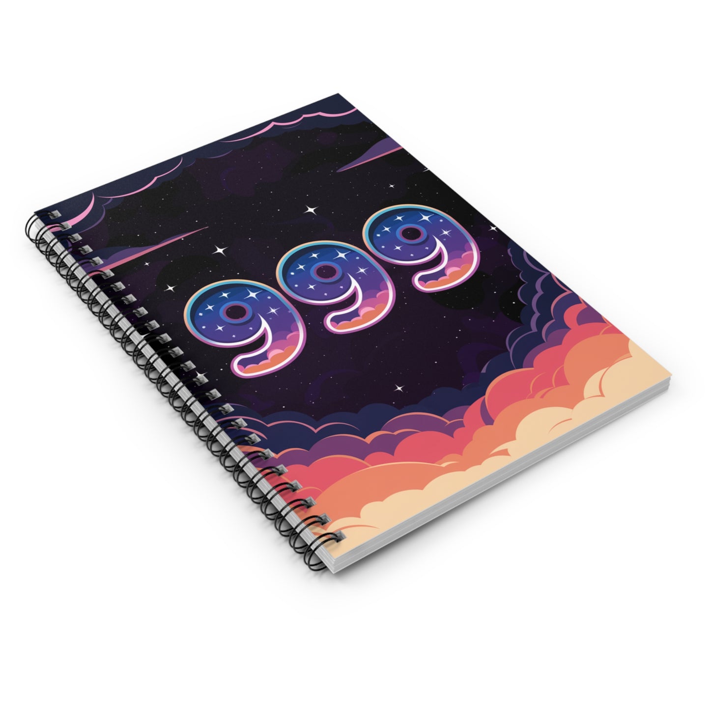 Angel Numbers '999' Spiral Notebook