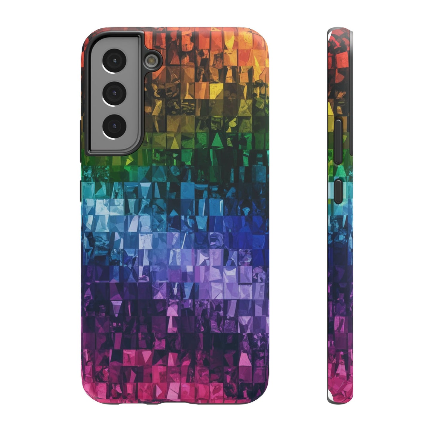 Rainbow Glisten Impact-Resistant Phone Cases
