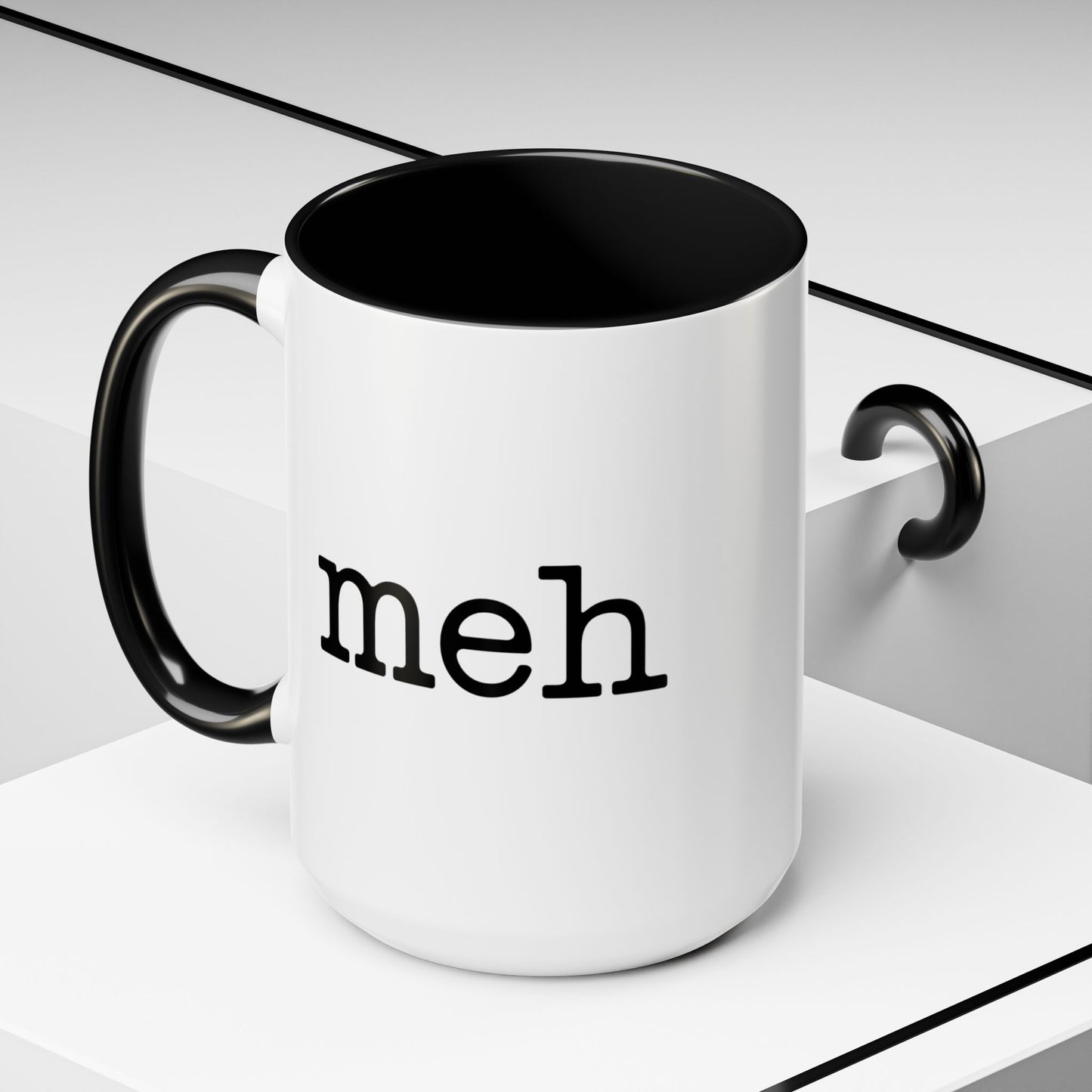 "Meh" Ceramic Coffee Tea Mug
