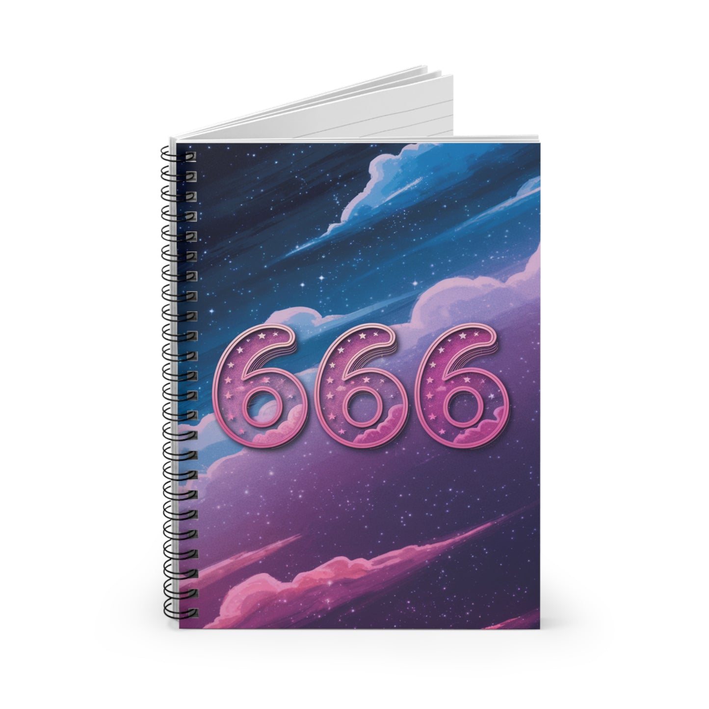 Angel Numbers '666' Spiral Notebook