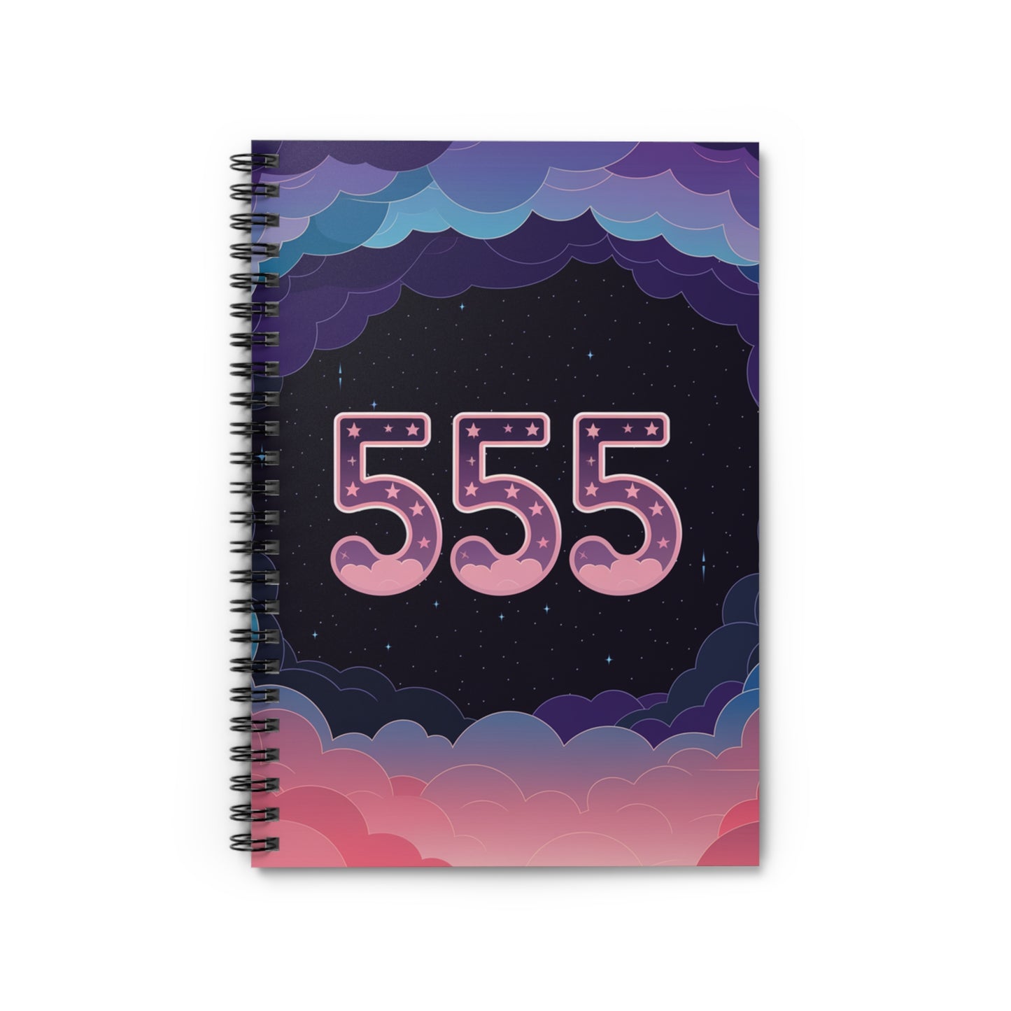 Angel Numbers '555' Spiral Notebook