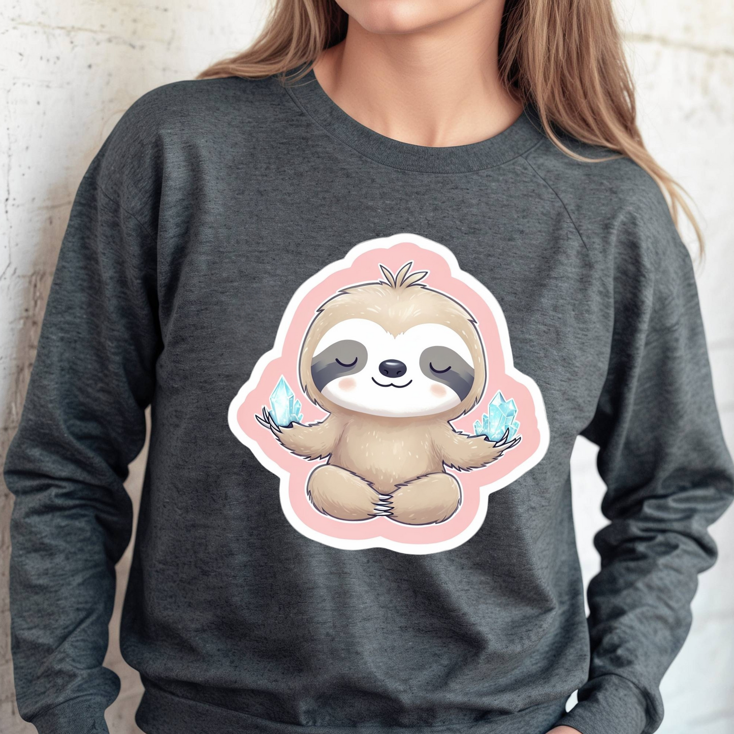 Sloth Serenity Crystal Sweatshirt