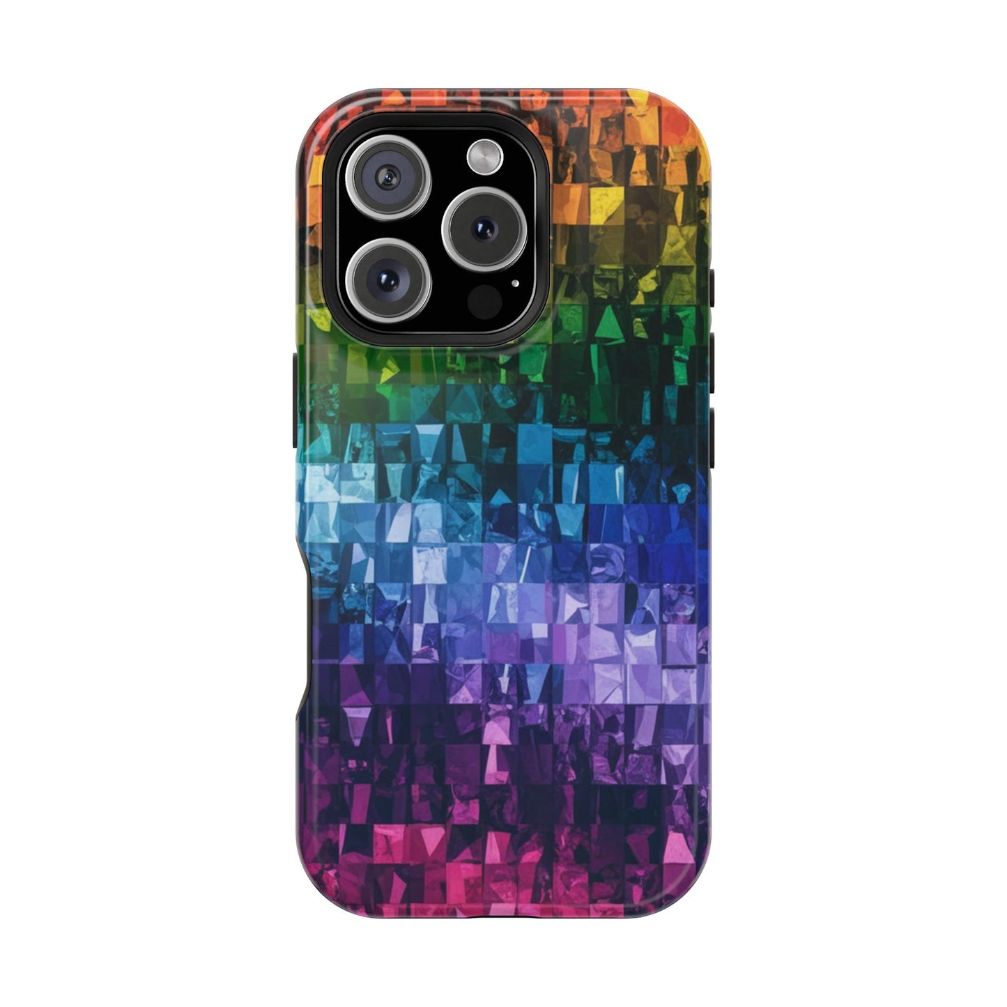 Rainbow Glisten Impact-Resistant Phone Cases