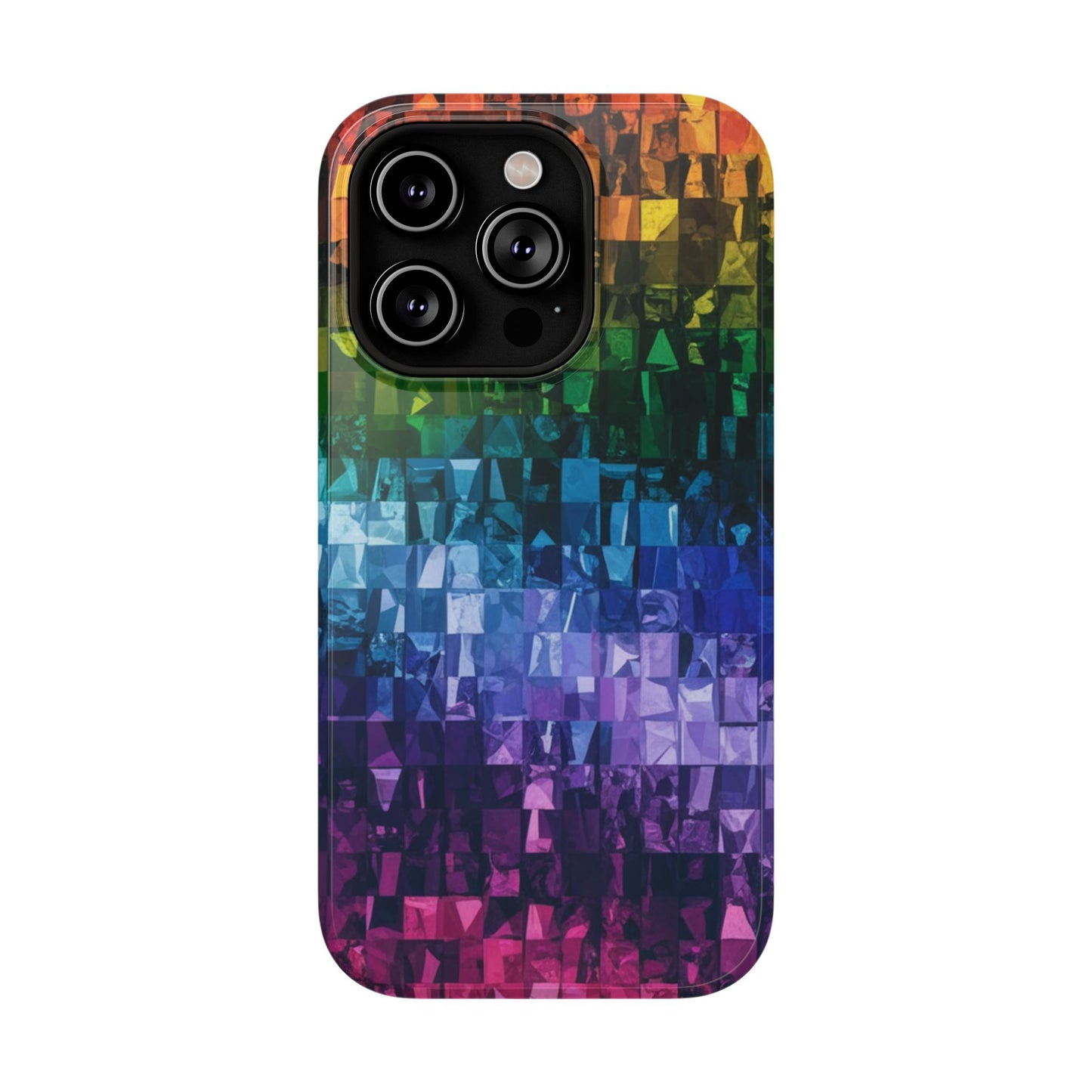 Rainbow Glisten Impact-Resistant Phone Cases