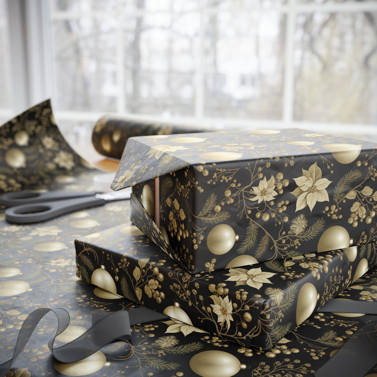 Holiday Elegance Wrapping Paper