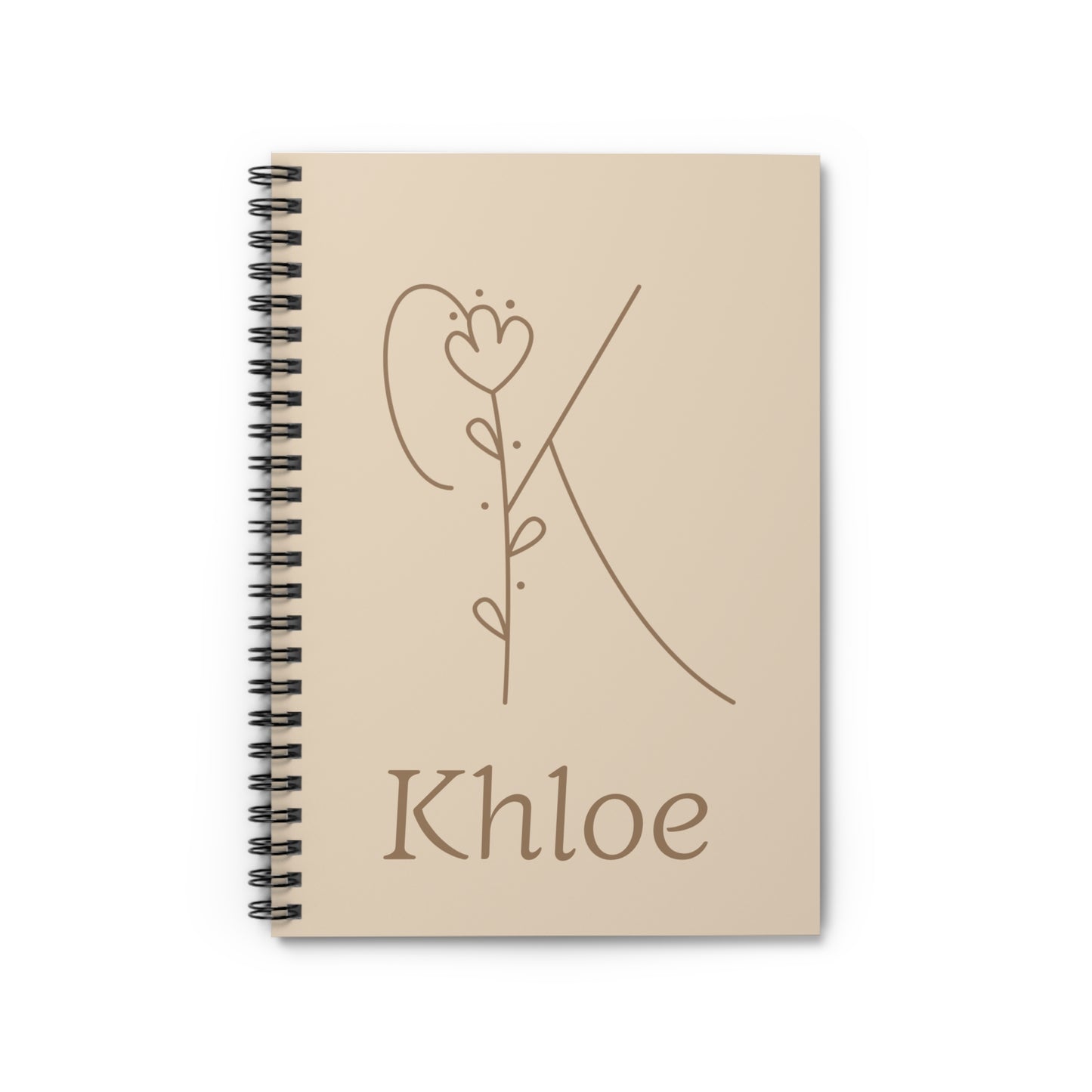 Personalized Spiral Notebook