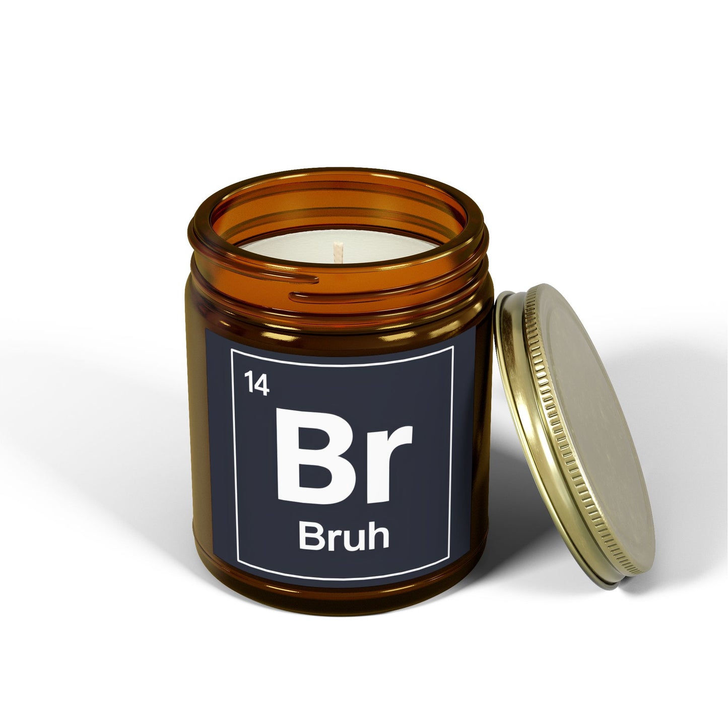Bruh Coconut Apricot Wax Hand Poured Candle