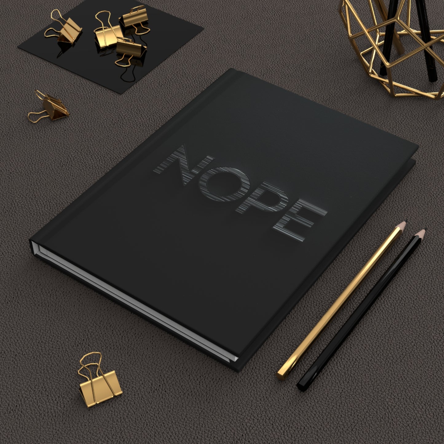 NOPE Midnight Series Hardcover Notebook