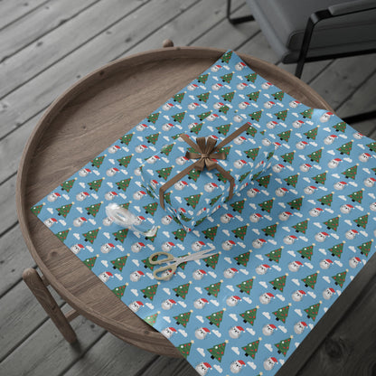 Purrfectly Festive Christmas Cat Wrapping Paper