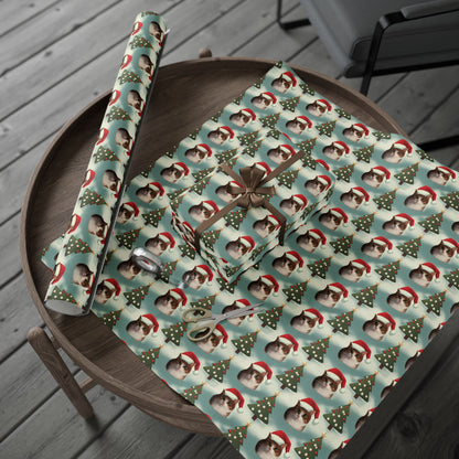 Christmas Cat Wrapping Paper