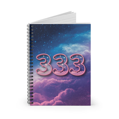 Angel Numbers '333' Spiral Notebook