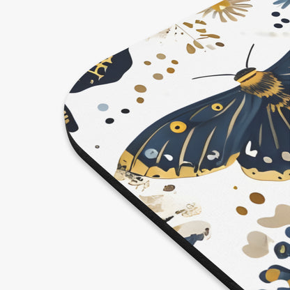 Floral Moth Mouse Pad