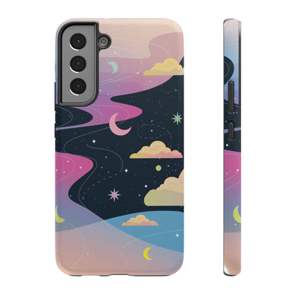 Celestial Night Sky Impact-Resistant Phone Cases