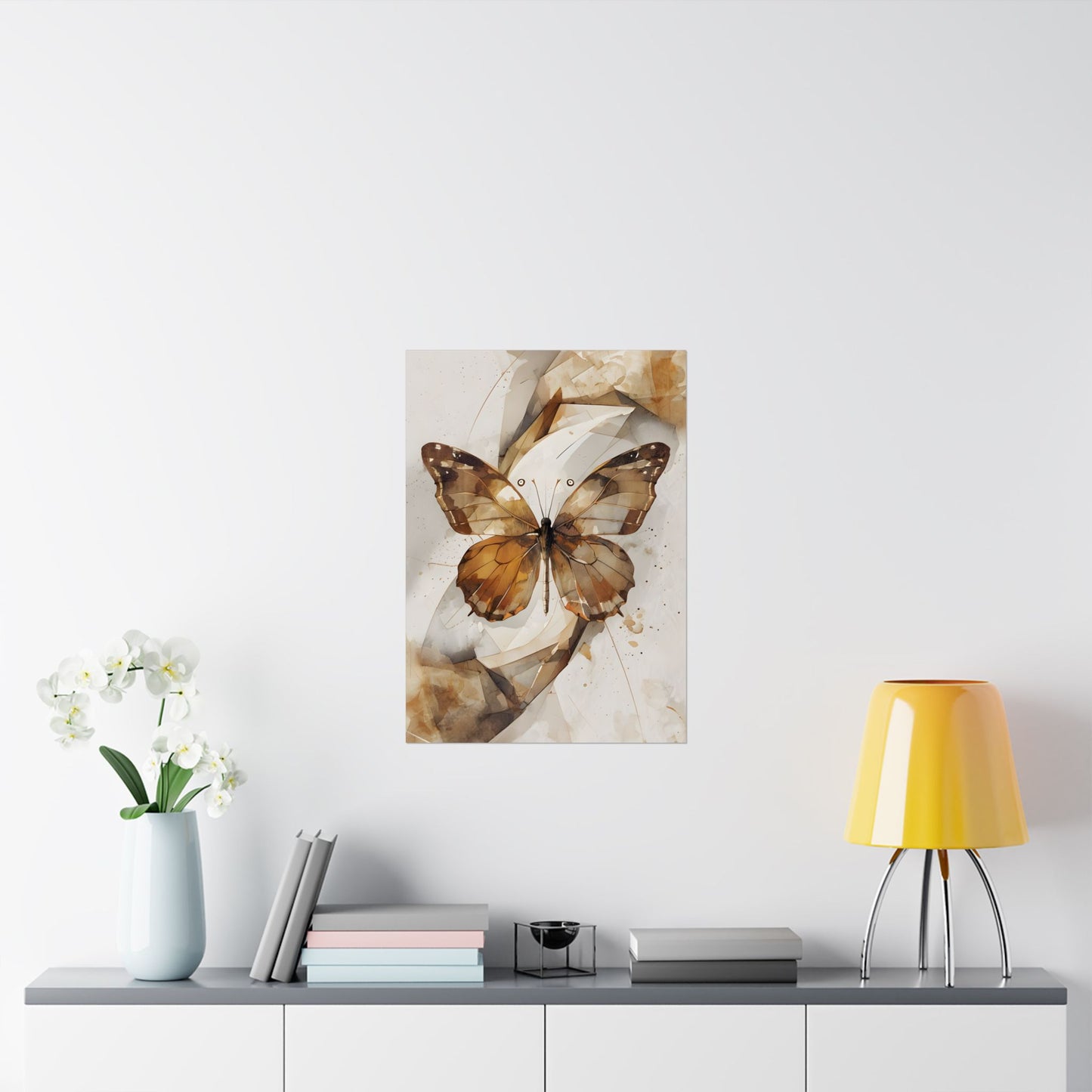 Mosaic Butterfly Wall Art Poster