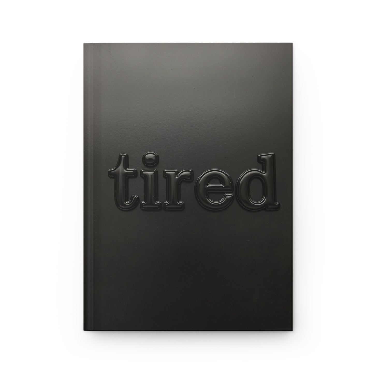 tired Midnight Series Hardcover Notebook