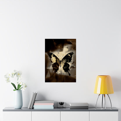 Butterfly Expressionism Wall Art Poster