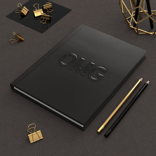 OMG Midnight Series Hardcover Notebook