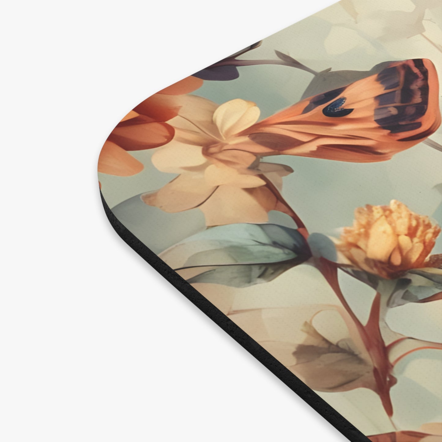 Botanical Moth Mouse Pad