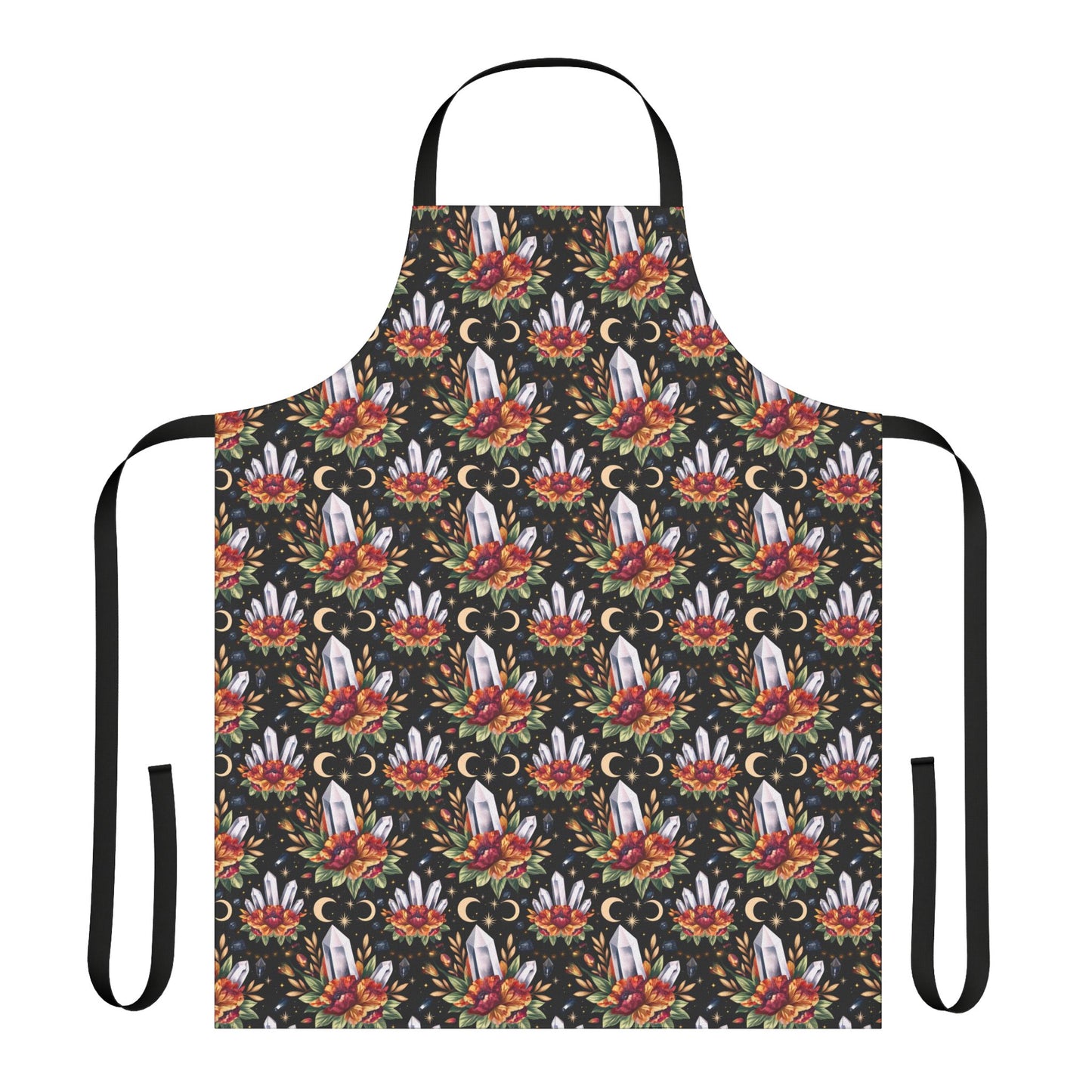 Floral Crystal Apron