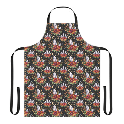 Floral Crystal Apron