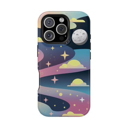 Pastel Night Sky Impact-Resistant Phone Cases