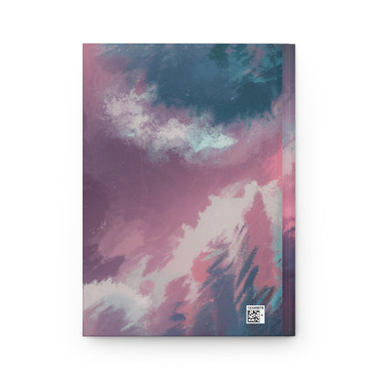 Working and Lurking Colorful Sky Hardcover Notebook