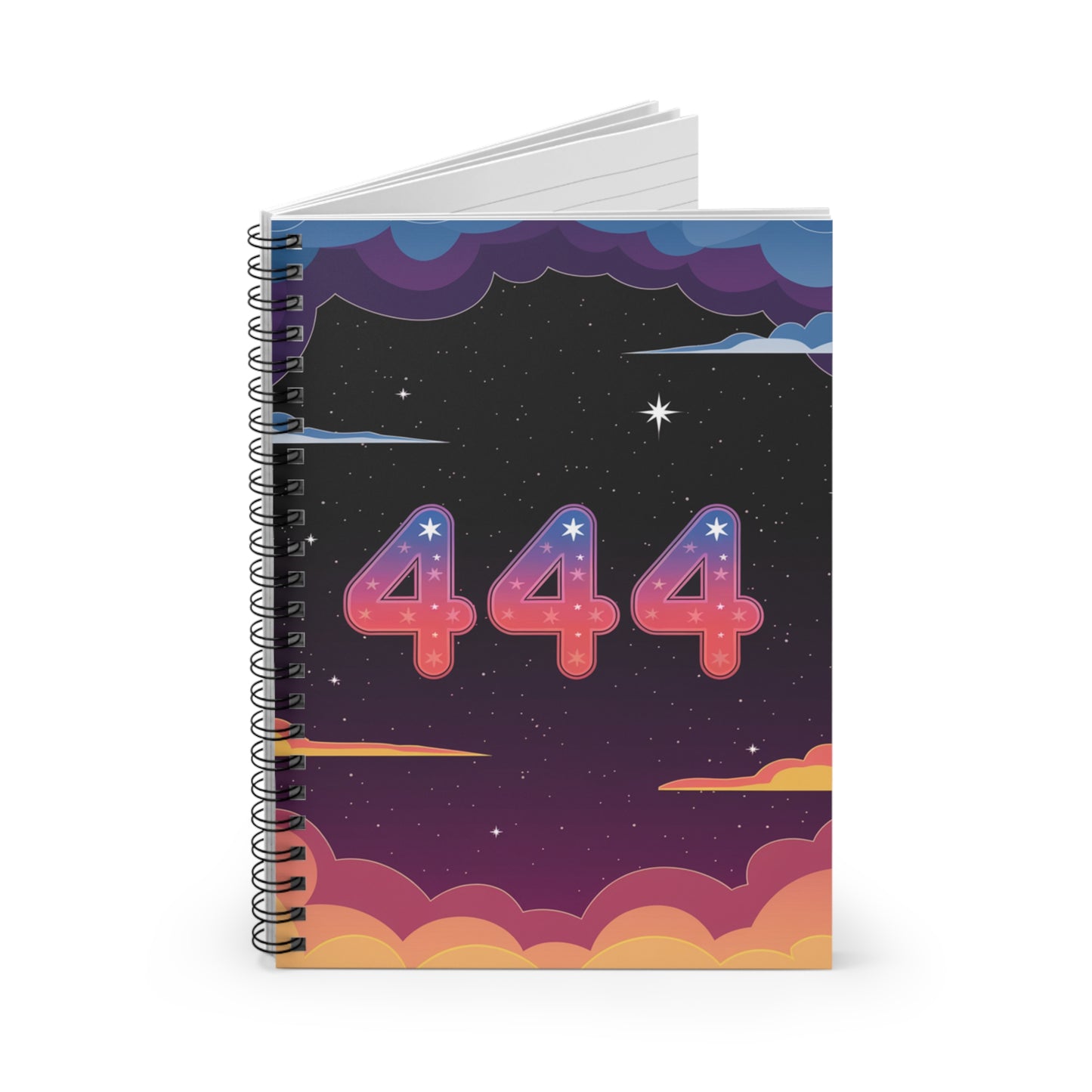 Angel Numbers '444' Spiral Notebook