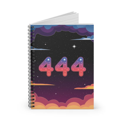 Angel Numbers '444' Spiral Notebook