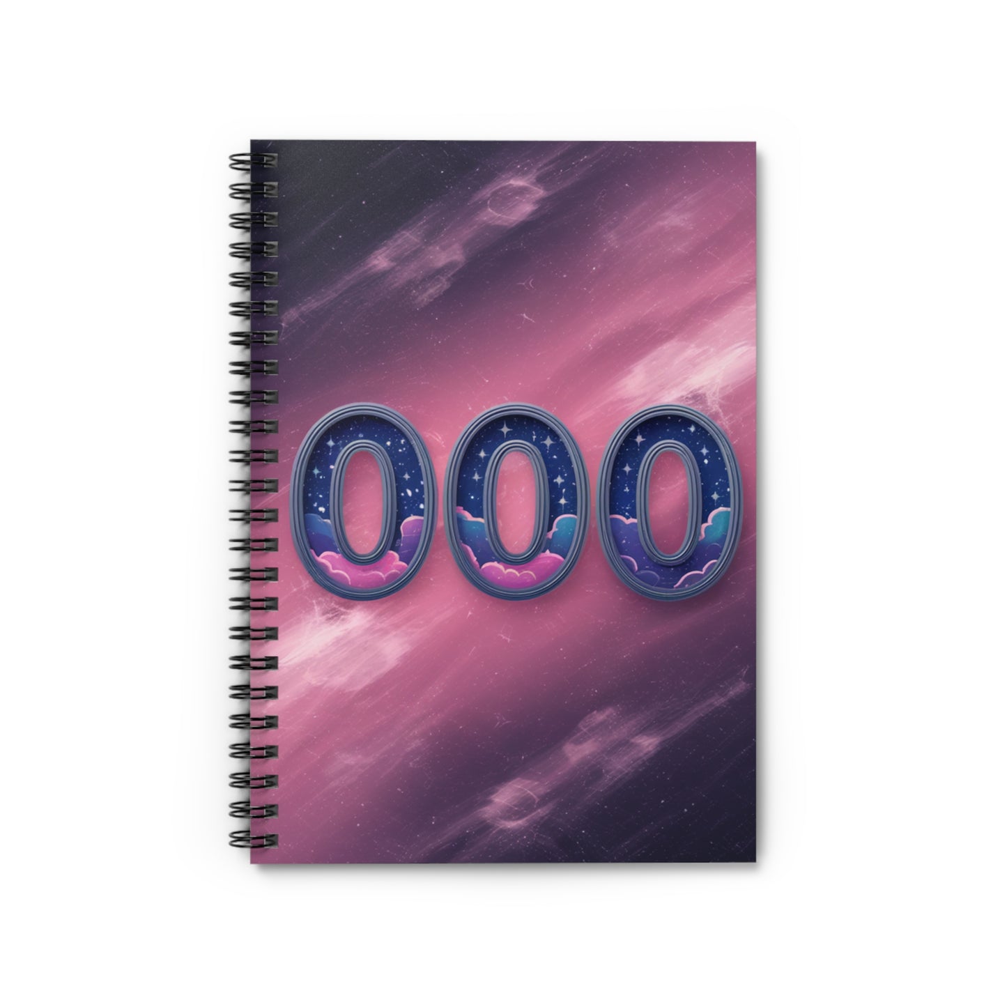 Angel Numbers '000' Spiral Notebook