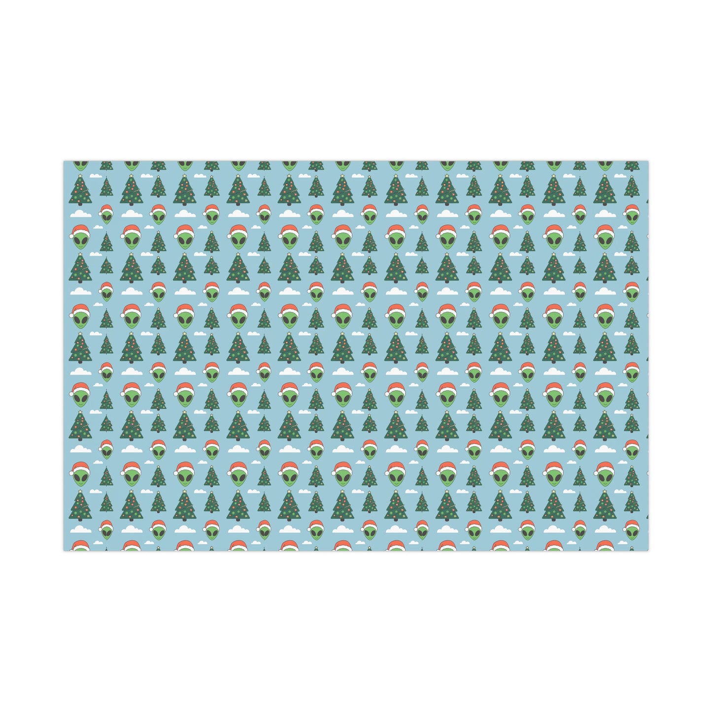 Christmas Alien Wrapping Paper Christmas Gift Wrap Holiday Gift Wrap Wrapping Paper Roll Gift Wrap Paper