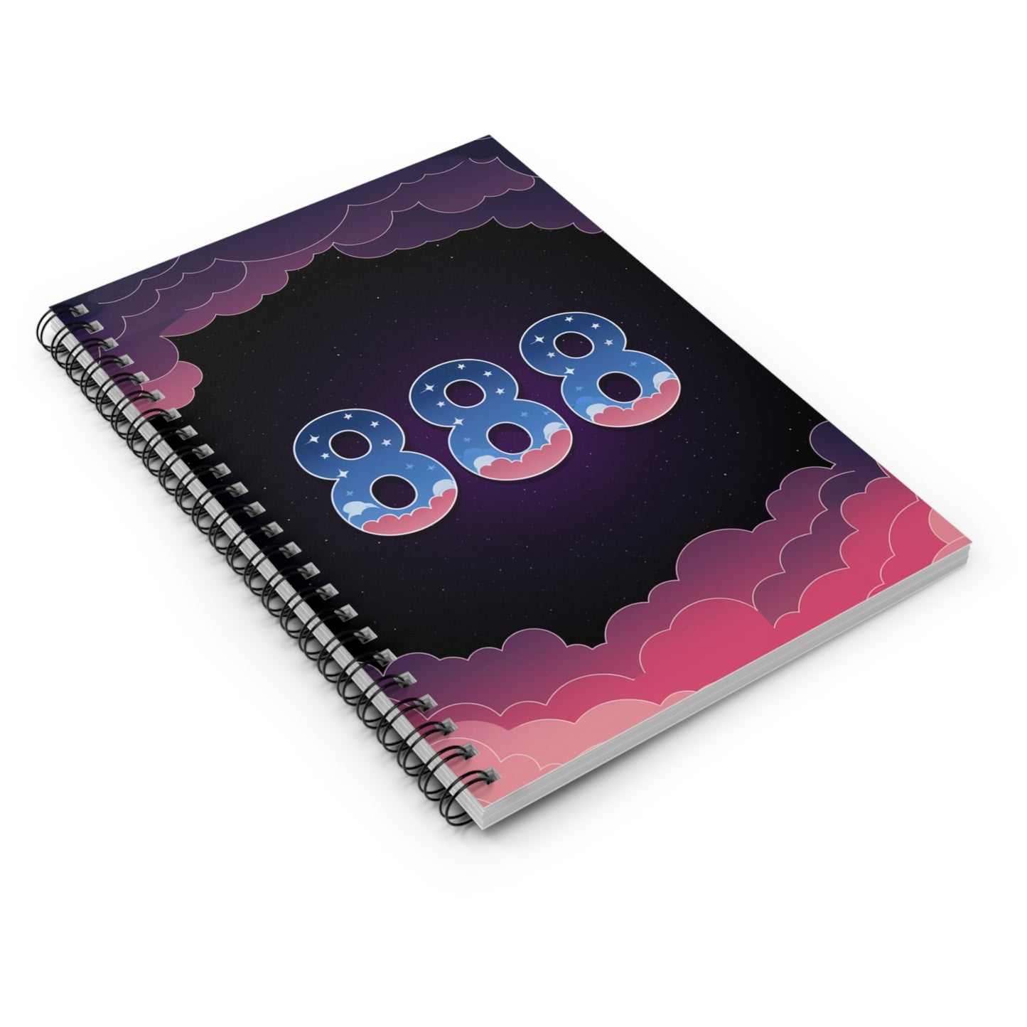 Angel Numbers '888' Spiral Notebook